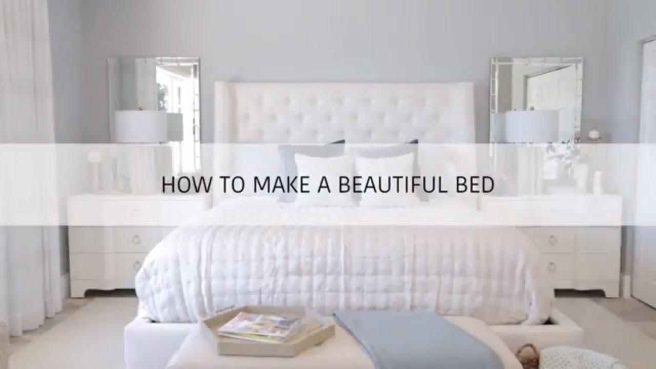 How To Make A Beautiful Bed Krista + Home