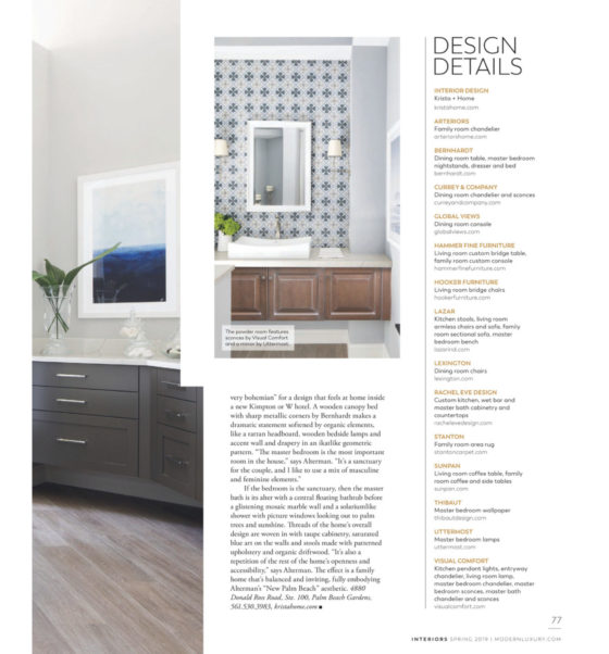 Modern Luxury Interiors South Florida Krista + Home