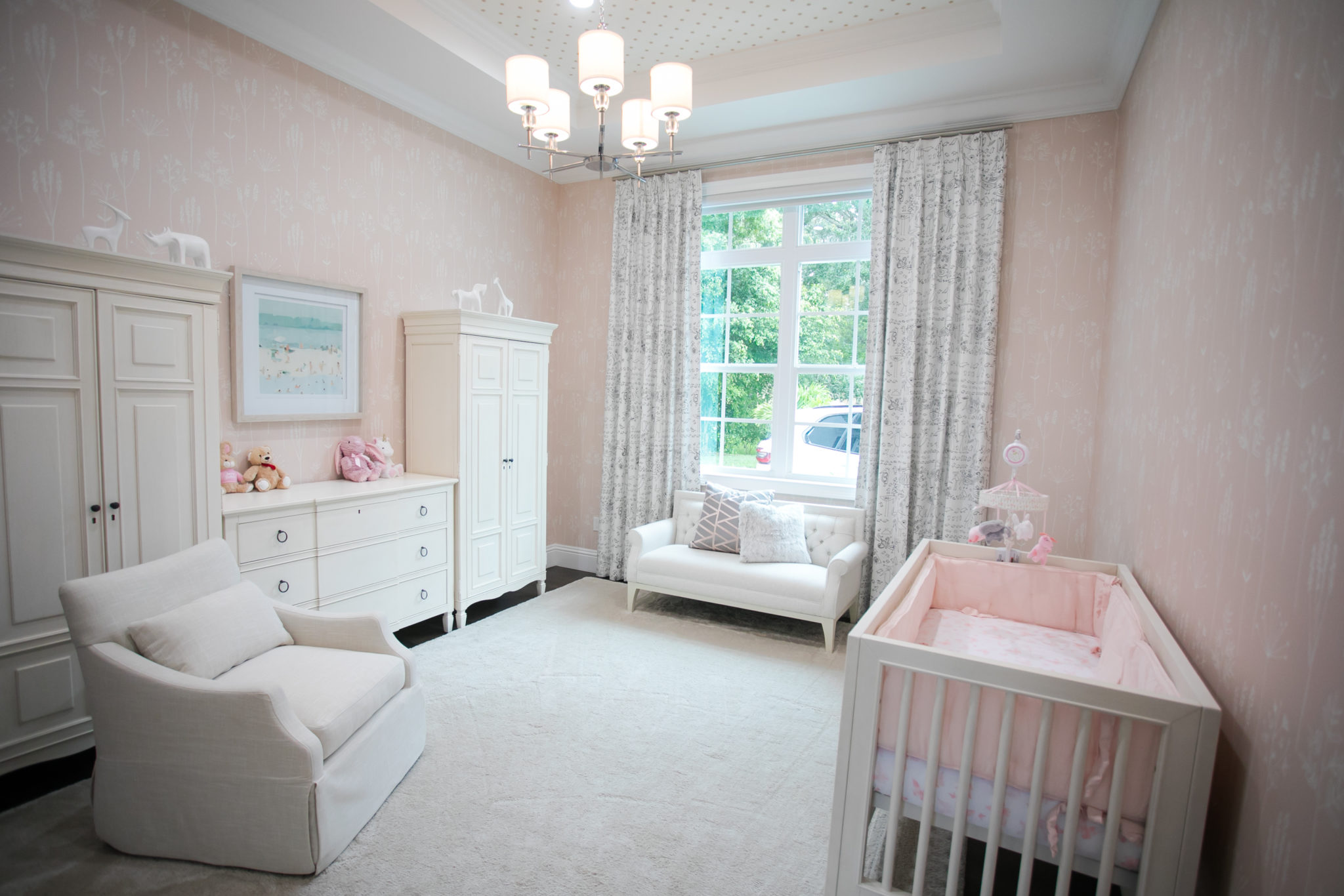 modern baby girl rooms